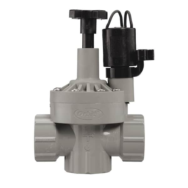 Orbit 1 in. FNPT Automatic Inline Angle Valve with Flow Control