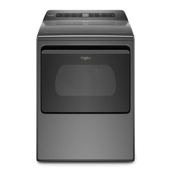 Whirlpool 7.4 cu. ft. 240-Volt Chrome Shadow Smart Electric Vented Dryer with AccuDry System