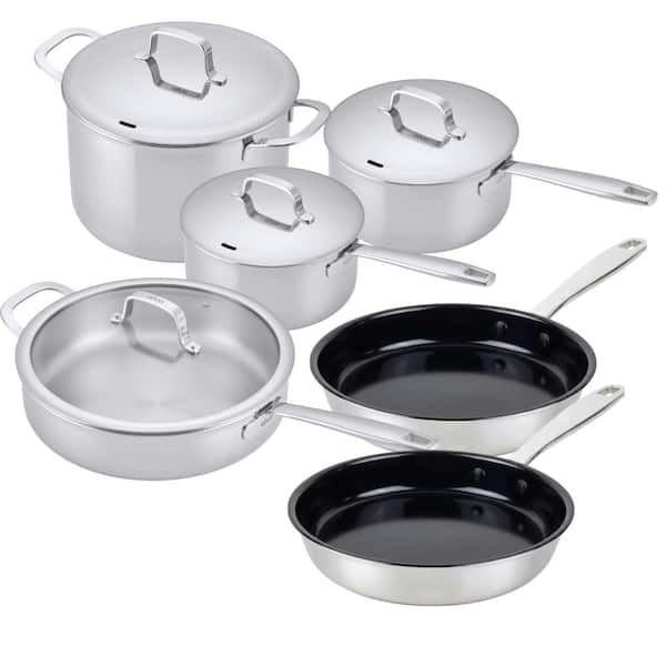 Alva Maestro 10-Piece Hybrid Stainless Steel Cookware Set