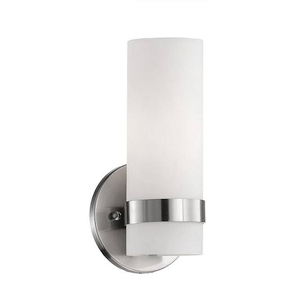 Radionic Hi Tech Rochester 1-Light Brushed Nickel Sconce