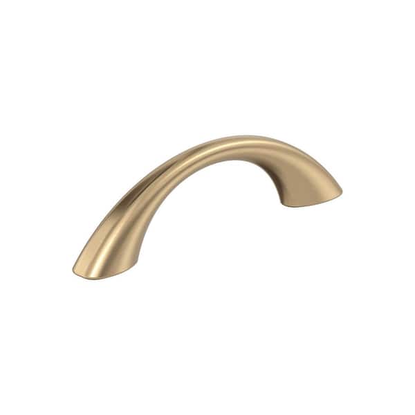 Amerock Vaile 3 in. (76mm) Modern Champagne Bronze Arch Cabinet Pull