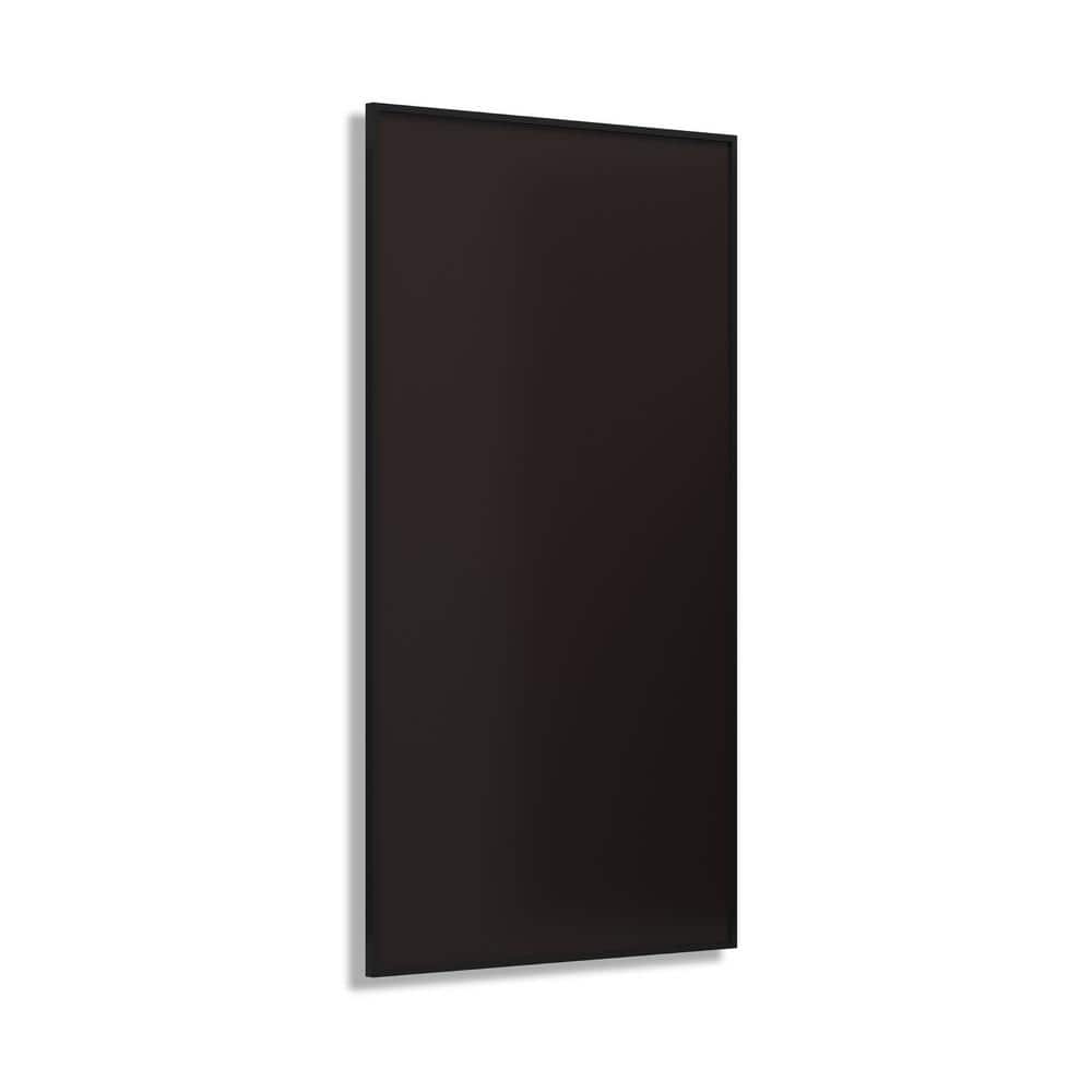 Slim Black Infrared Electric Panel Heater, 800 Watt