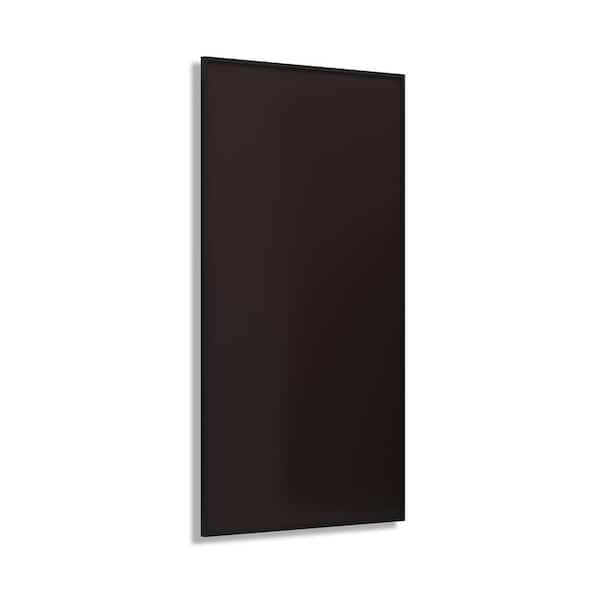 800-Watt Infrared Electric Panel Heater Black