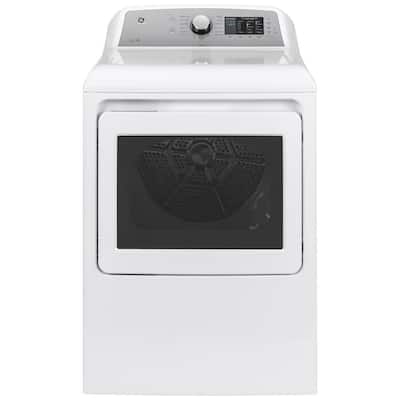 7.4 cu. ft. 120-Volt White Gas Vented Dryer with Sanitize Cycle, ENERGY STAR
