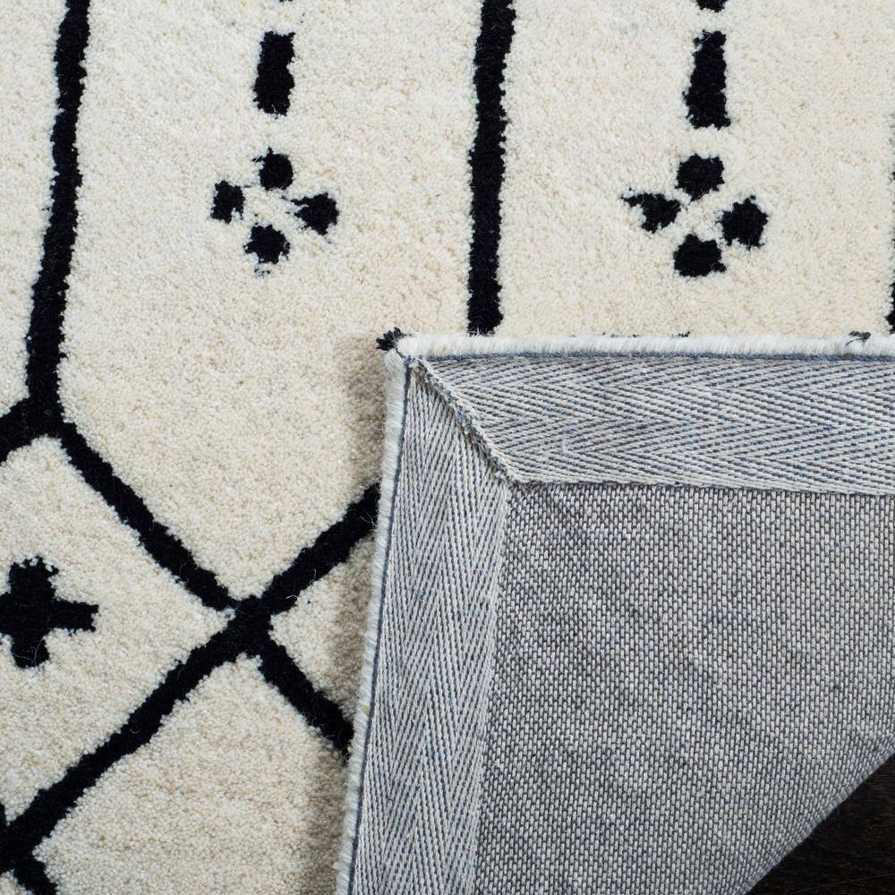 Handmade Himalaya Elegance 9' x 12' Black Wool Area Rug