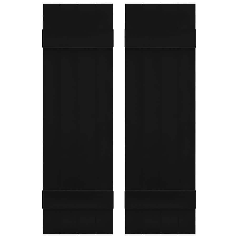 14 in. W x 30 in. H TailorMade Four Board Joined (2 Batten), Board-n-Batten Shutters - Black price history on PriceWatchPro