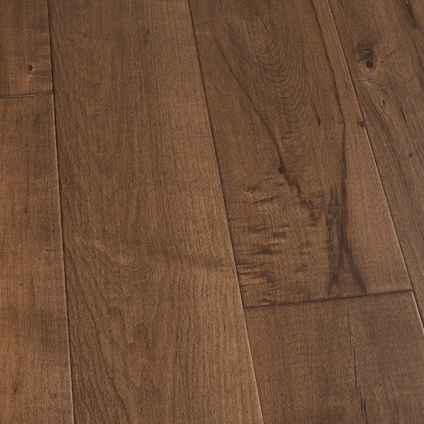 Malibu Wide Plank Pacifica Maple 3/8 in. T x 6.5 in. W Click Lock Wire Brushed Engineered Hardwood Flooring (23.6 sq. ft./case)