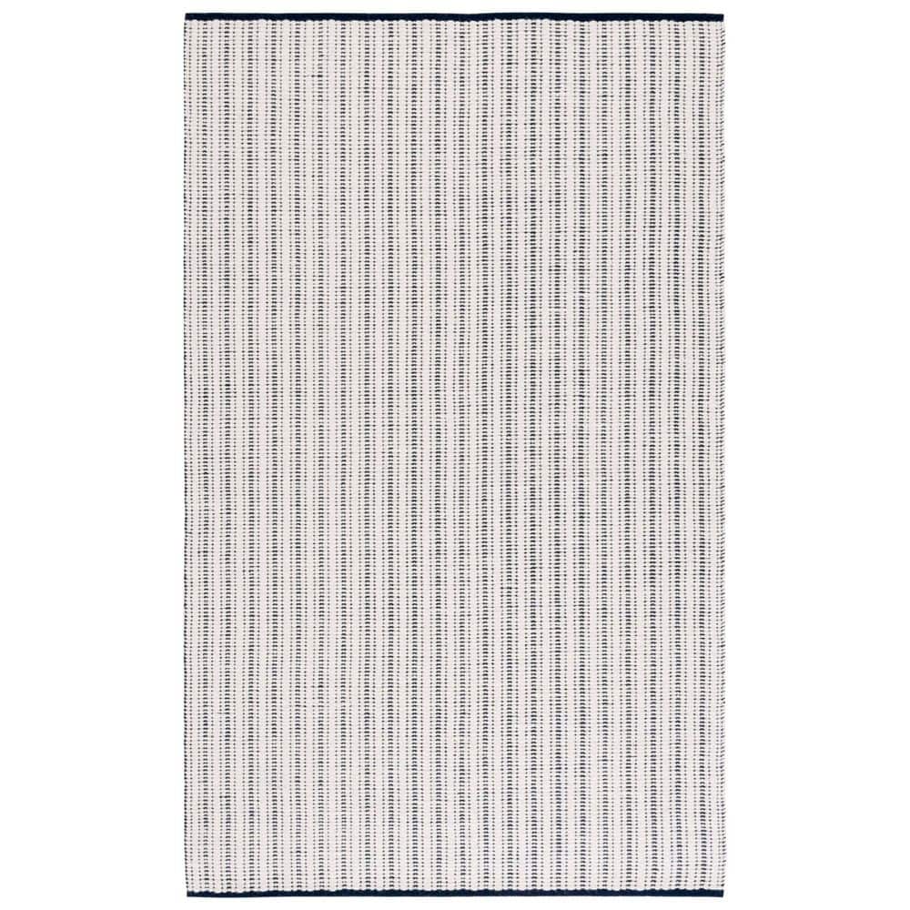 Vermont 5 ft. x 8 ft. Navy/Ivory Striped Modern Area Rug price history on PriceWatchPro