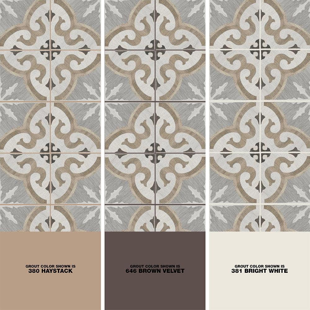 Ventura Briar 8" x 8" Multicolor Matte Porcelain Tile