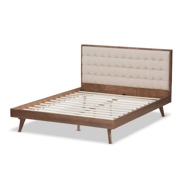 Baxton Studio Soloman Light Beige King Platform Bed 28862 7680 HD