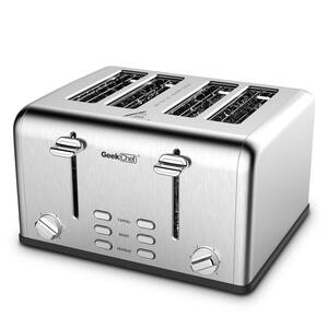 1650-Watt 4-Slice Sliver Long Slot Toaster