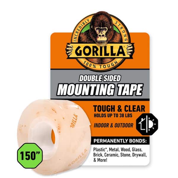 1 in. x 4 yds. Tough and Clear Mounting Double Sided Tape (6-Pack)