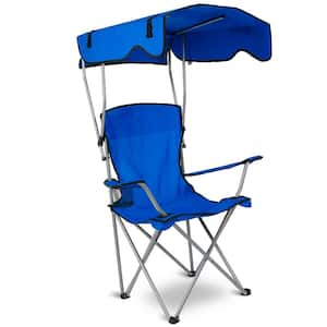 Folding camp hotsell chair with canopy