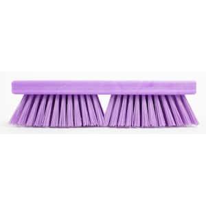 Sparta 10 in. Purple Polypropylene Deck Scrub Brush (6-Pack)