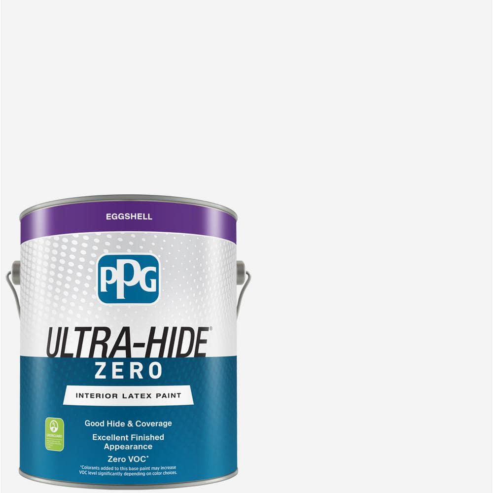 Reviews for PPG UltraHide Zero 1 gal. Pure White/Base 1 Eggshell Paint