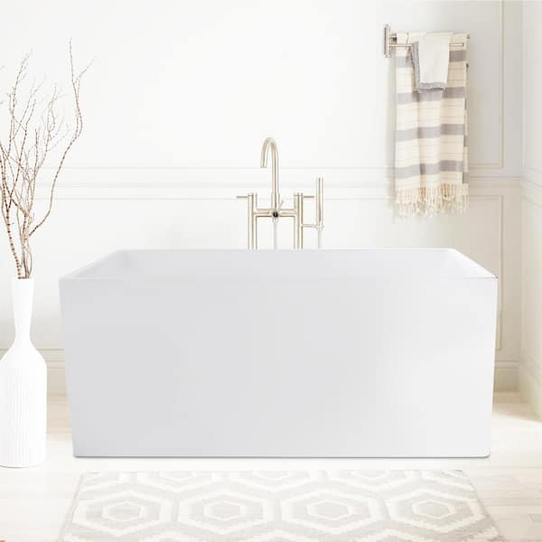 Vanity Art Vannes 47 in. x 29 in. Acrylic Freestanding Soaking