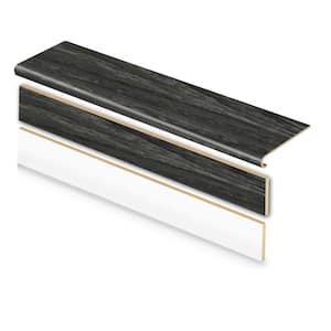 Black Noble Oak 7.5 in. x 47.6 in. Luxury Vinyl Plank Flooring 10 PLA
