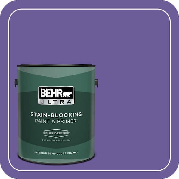 BEHR ULTRA 1 gal. #P560-6 Just a Fairytale Extra Durable Semi-Gloss Enamel Interior Paint & Primer