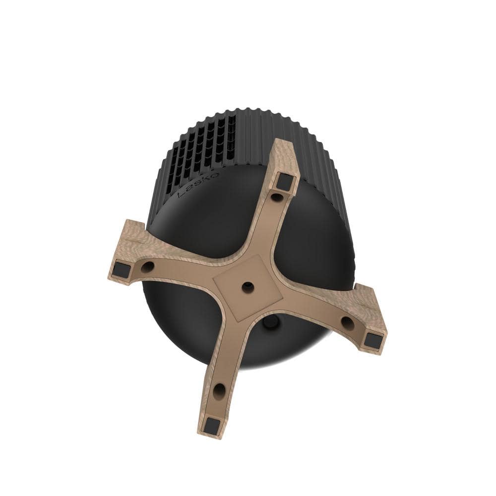 Black Ceramic Convection Space Heater with Adjustable Thermostat