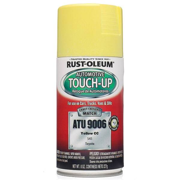 Rust-Oleum Automotive 8 oz. Yellow Touch-Up Spray Paint (6-Pack)