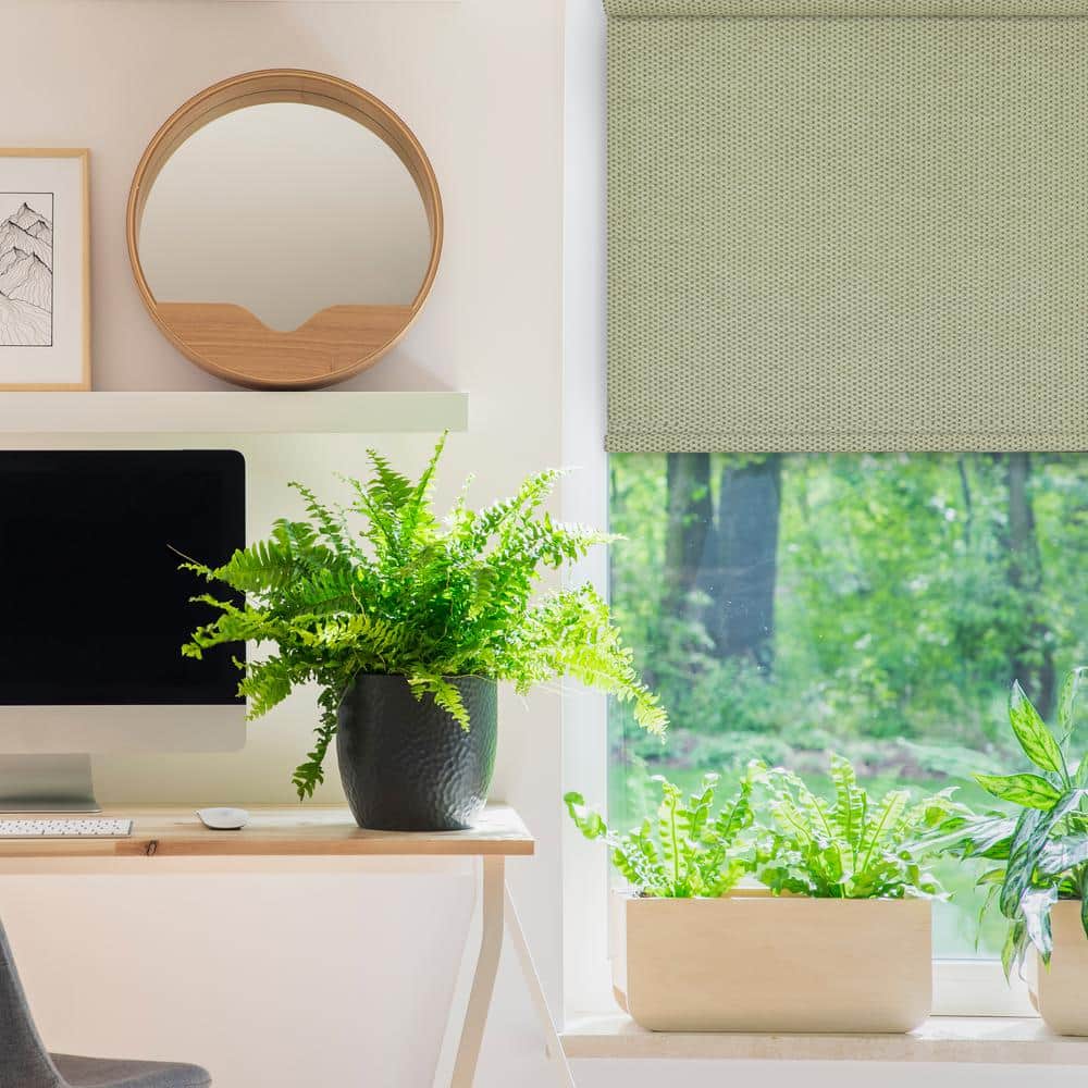 Driftwood Cordless Woven Fabric Roman Blackout Shade 32" x 72"