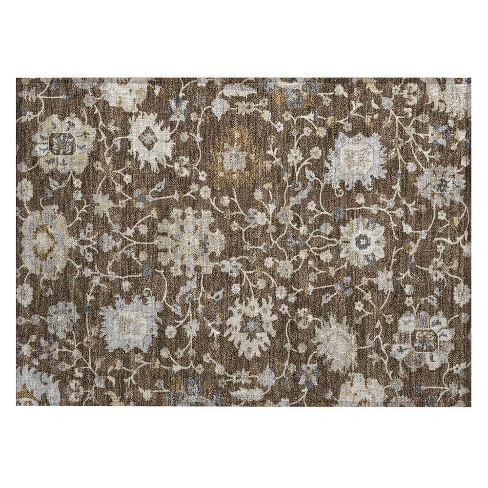 Chantille Machine Washable Indoor/Outdoor Abstract ACN2930 Chocolate 3 ft. x 4 ft. Area Rug price history on PriceWatchPro