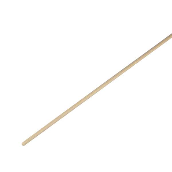 1/16 in. D x1/16 in. W x 24 in. L Unfinished Hard Wood Project Drip Cap MouldingBoard