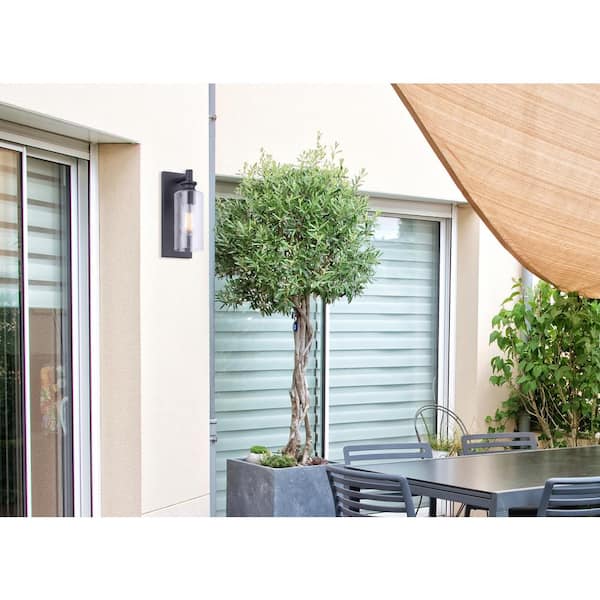 Cormac 1-Light Black Outdoor Light Sconce