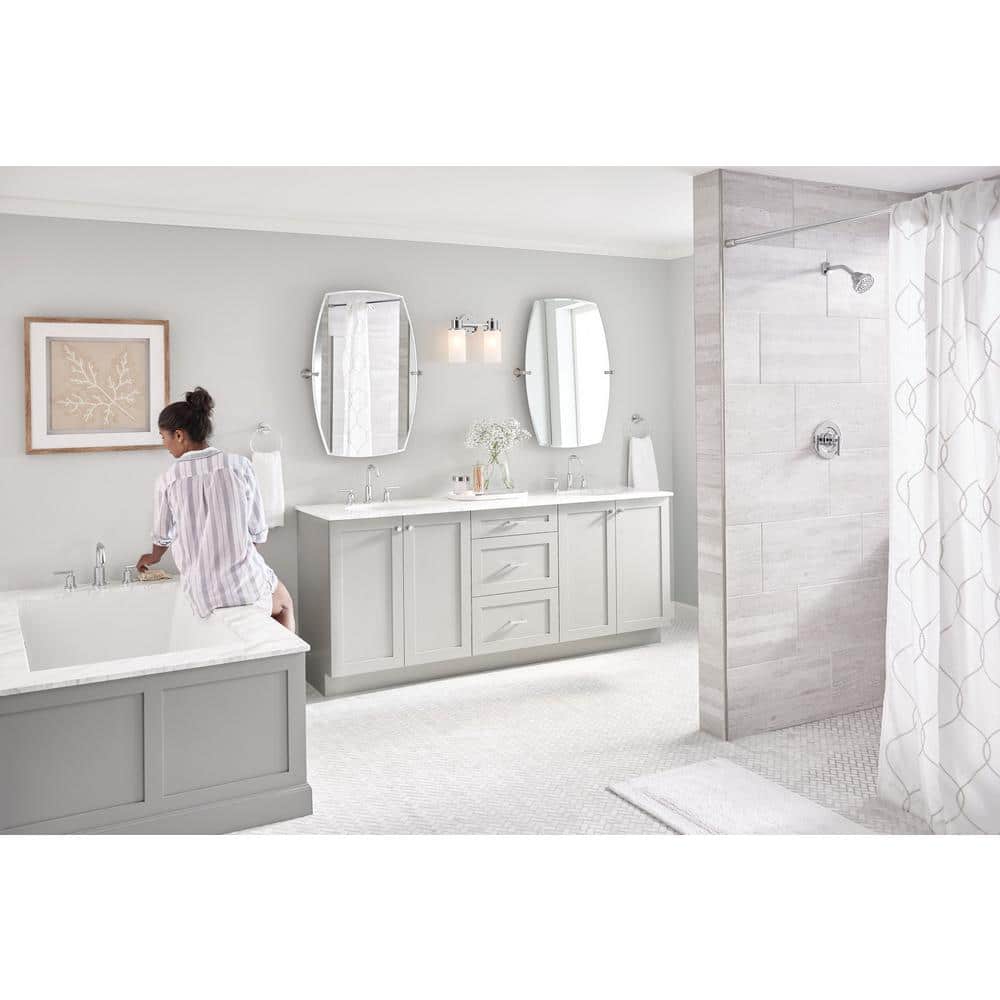 Gibson Chrome Wall-Mounted Lever Shower Trim