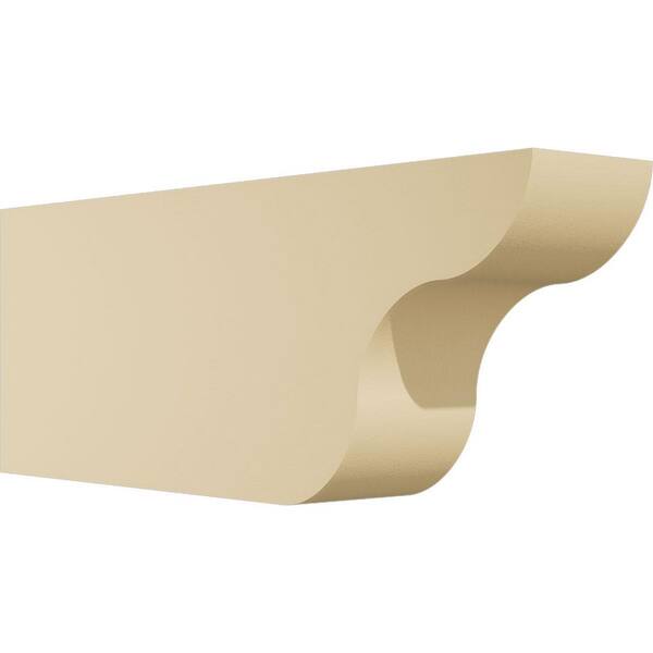 Ekena Millwork Standard Carmel 3 in. W x 6 in. H x 16 in. D Signature Urethane Rafter Tail Outlooker