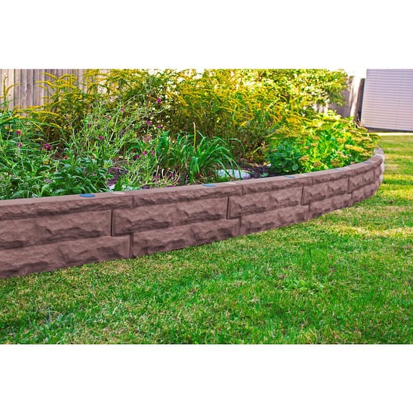 Landscape Border Wall In Red Brick, Good Ideas For Garden