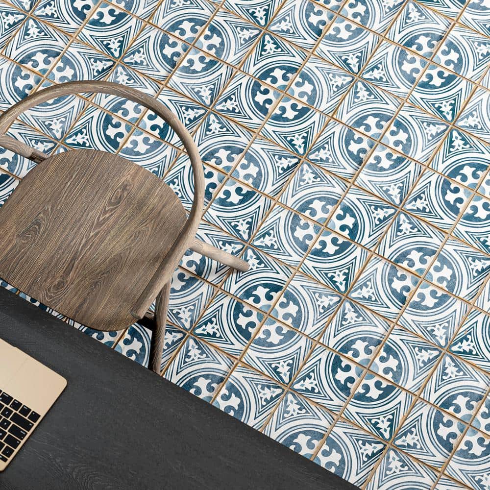 Casablanca Anfa 5x5 Matte Ceramic Patterned Tile