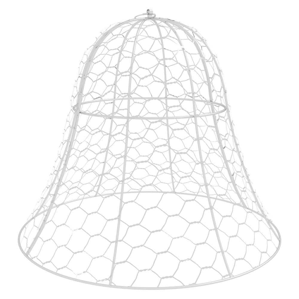 Outdoor Garden Chicken Wire Cloche, 16 in. x 13 in. Plant Protectors, Metal