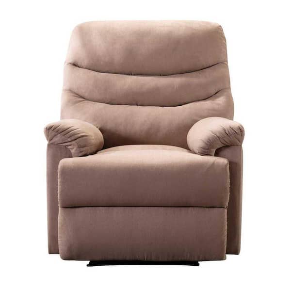 Hzlagm Yingj Beige Soft and Breathable Fabric Extra Thick Upholstered Vibration Massage Recliner with Wall Hugger