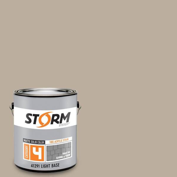 Storm System Category 4 1 gal. Plimouth Plantation Matte Exterior Wood Siding 100% Acrylic Stain