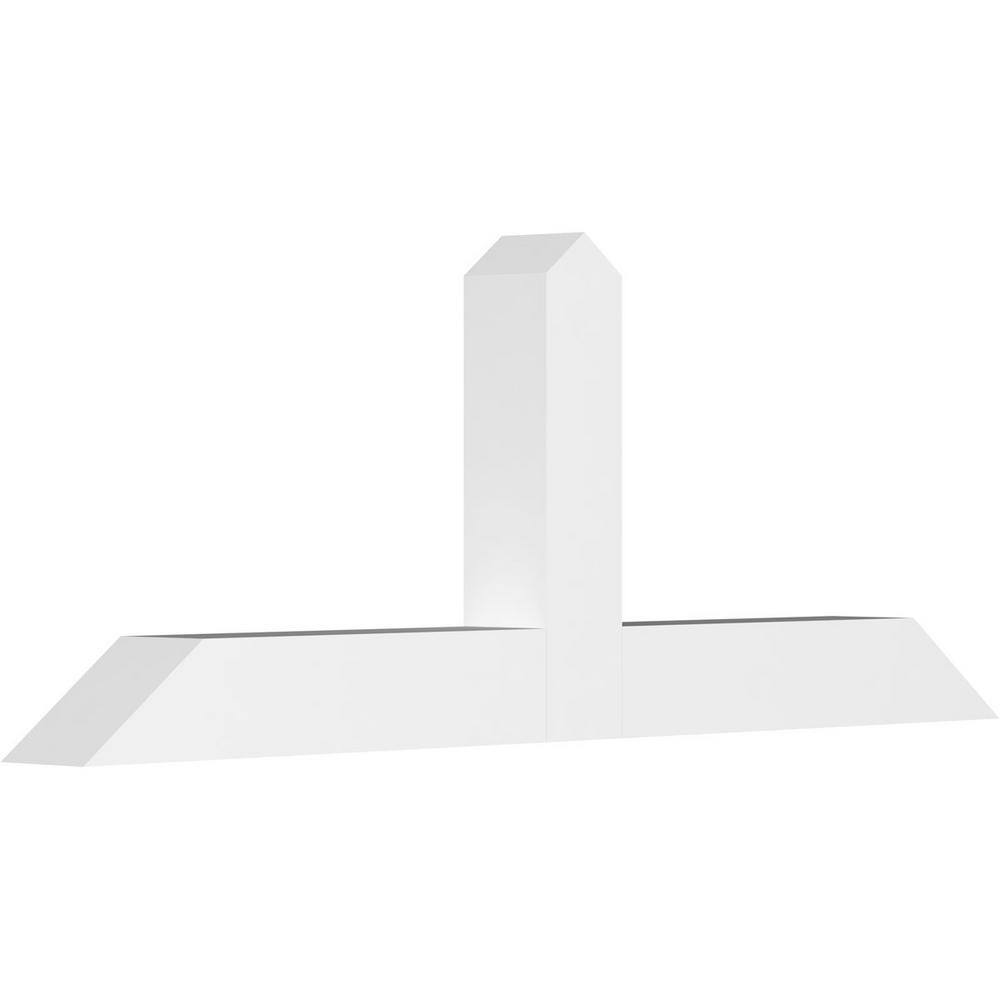 48 in. W x 18 in. H x 4 in. D x 4 in. F, 9/12 Pitch, Portland Signature Urethane Gable Bracket, Primed Tan price history on PriceWatchPro