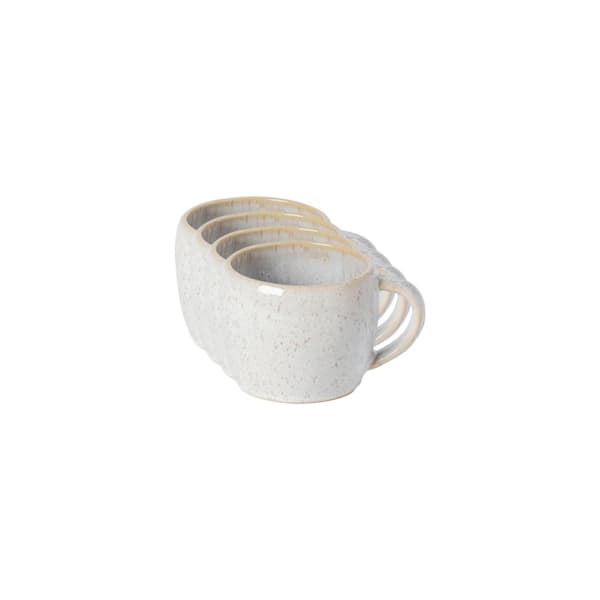 CASAFINA Eivissa 12 fl. oz. Sand Beige Stoneware Mug (Set of 4)