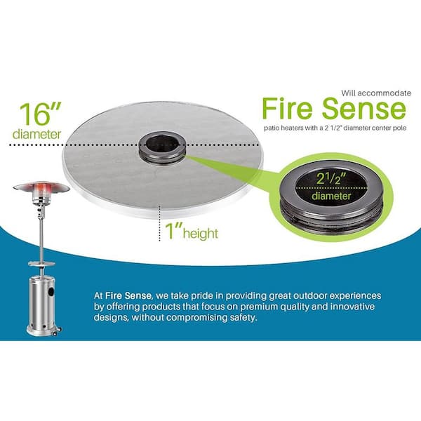 Fire Sense Adjustable Patio Heater Table Fire Sense Adjustable Patio Heater Table