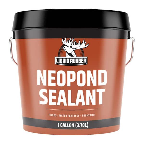 NeoPond Sealant 1 Gal. Black Waterproof Pond Sealer - Fish & Plant Safe Coating for Ponds and Water Features