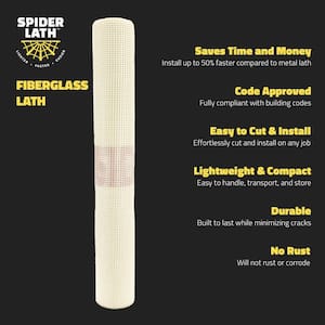 8.8 oz., 300 sq. ft. Fiberglass Mesh