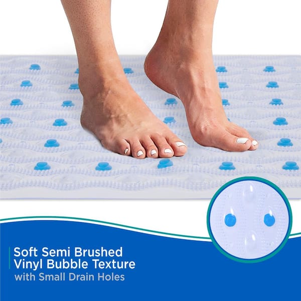 Kenney 27.5-in x 15.5-in Rubber Bath Mat Kenney 27.5-in x 15.5-in Rubber Bath Mat
