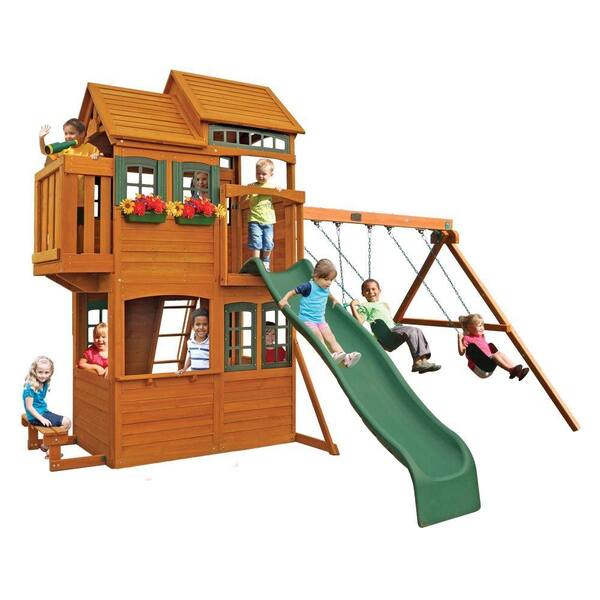 Big Backyard Somerset Lodge Swing Set