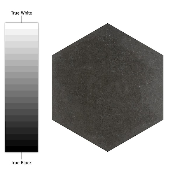 maimero　0308 Merola Tile Vintage Hex Marengo 8-5/8 in. x 9-7/8 in. Porcelain