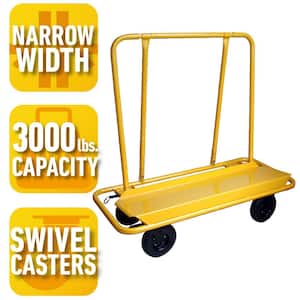 3,000 lbs. Capacity Drywall Cart