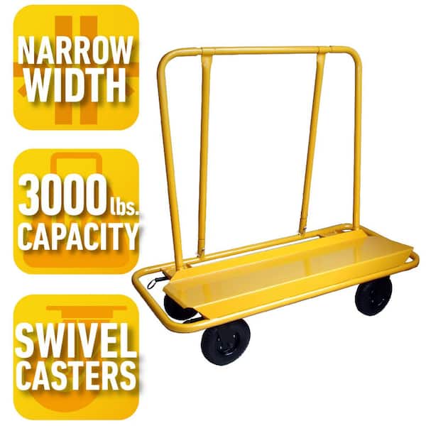 PRO-SERIES 3,000 lbs. Capacity Drywall Cart