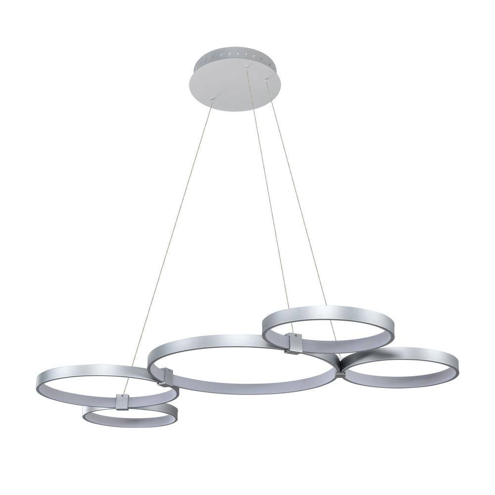 Crystal Candle 50" x 120" Modern Chandelier