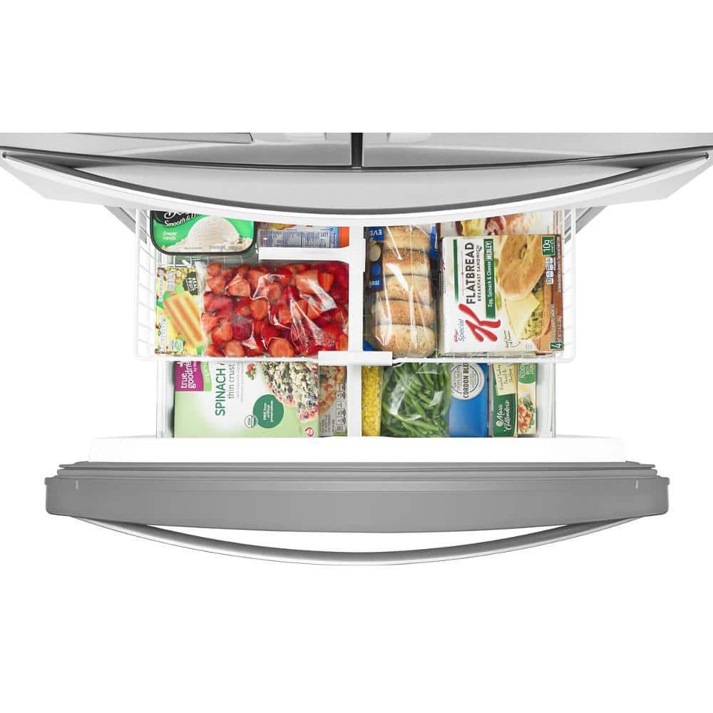 Whirlpool 36 in. Wide French Door Refrigerator in Stainless Steel 25 cu. ft. WRX735SDHZ on Fridge.com