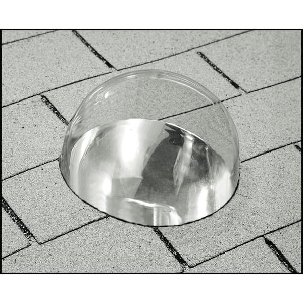 10 Clear Acrylic Sphere with Hole (Seamless) - Plastic Domes and