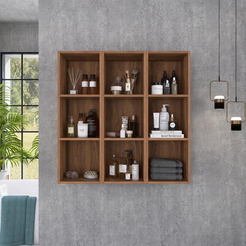 36 Inch Wall Mounted Storage Shelves Combo, Suitable For Small Bathroom, Study, Storage Room price history on PriceWatchPro