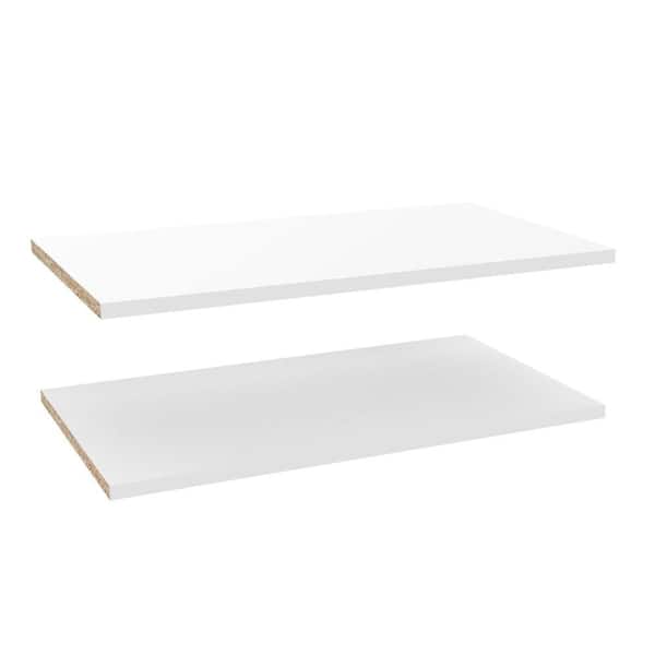 Impressions White Shelves for 25 in. W Impressions Tower (2-Pack)